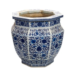 Chinese Blue & White Jardiniere