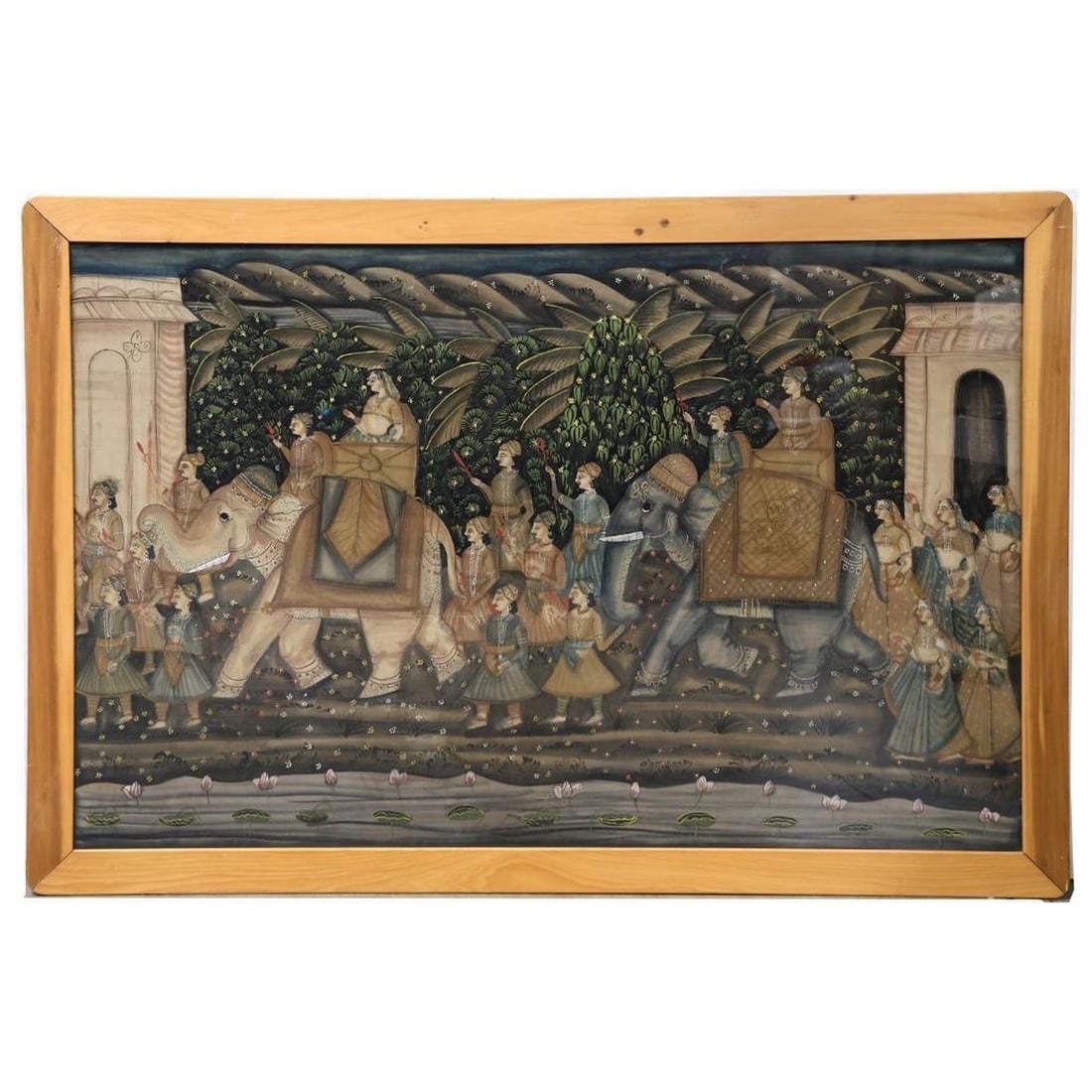 Indian Pasha Painting of Elephant Procession (1 of 1)