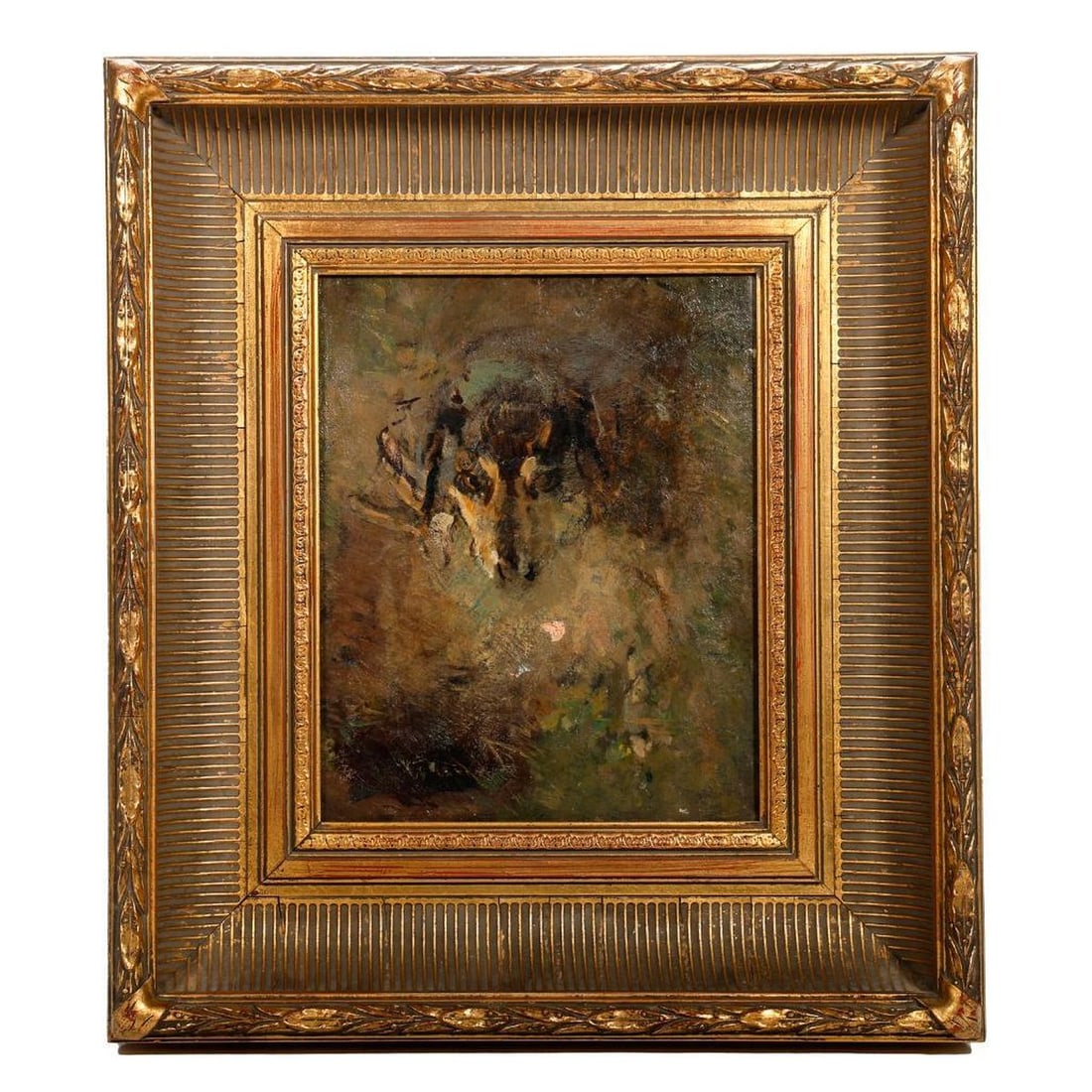Small Impressionistic Painting of a Dog (1 of 2)
