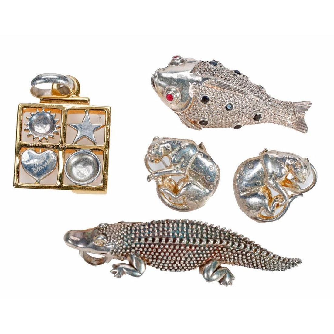 Group of Sergio Bustamonte sterling silver jewelry (1 of 5)