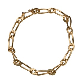 An 18k gold link bracelet