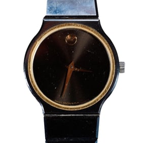 Vintage Movado Museum stainless steel wristwatch