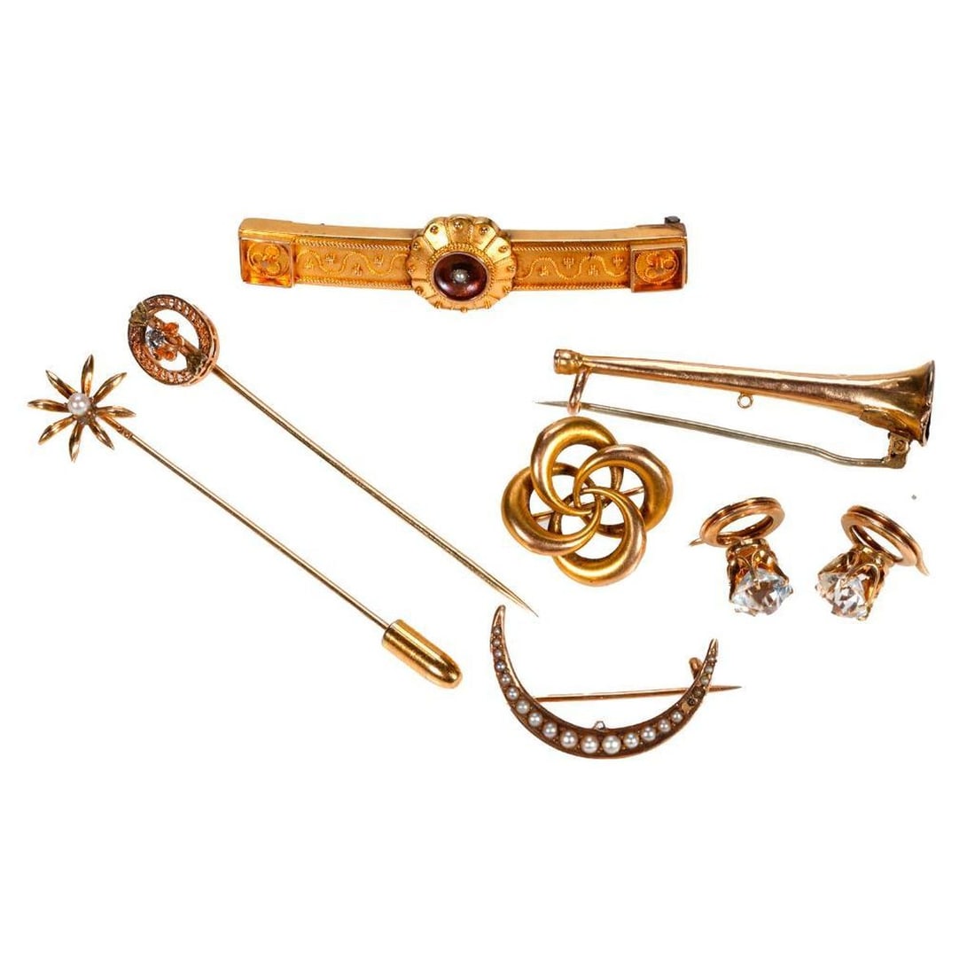 A group of antique 10k gold jewelry (1 of 4)