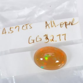 An unmounted opal