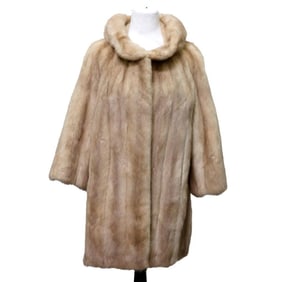 Vintage Light Brown Fur Coat