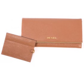 Prada Dark Tan Wallet