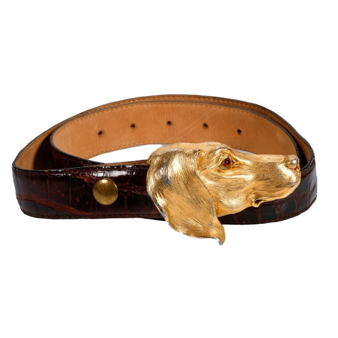 Vintage Christopher Ross Dog Head Buckle (1 of 1)