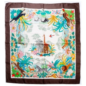 Gucci Silk Scarf, Safari Animals