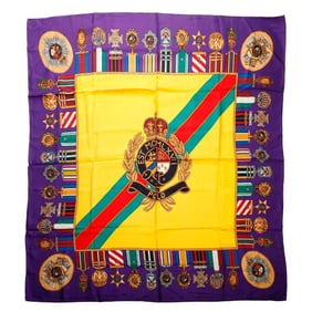 Two Ralph Lauren Silk Scarves, Regatta/Polo