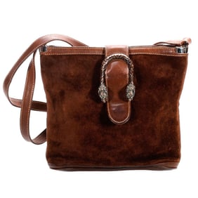 Vintage Gucci Dionysus Suede Shoulder Bag