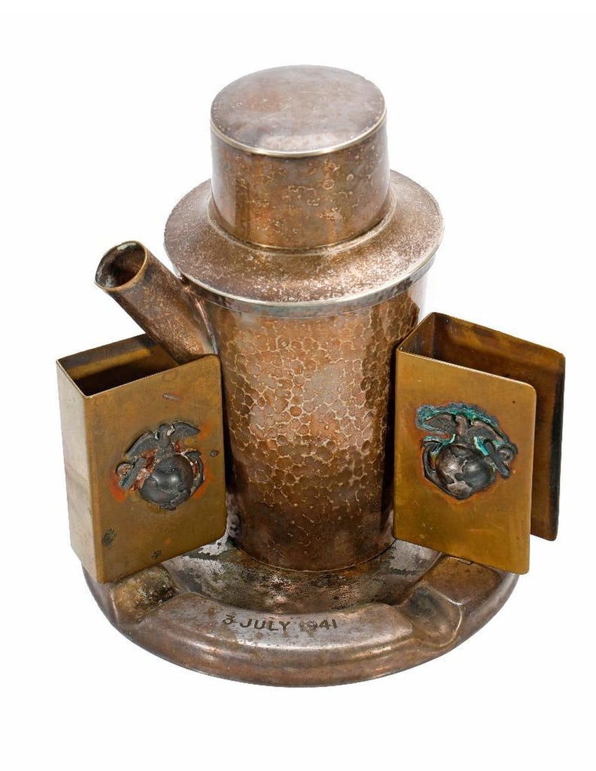 U.S.S. Barnegat / Biscayne 1941 Ashtray, and others items (1 of 3)