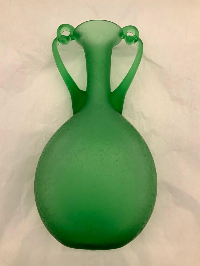 CCAA GLASGALERIE KOLN Double-handled Glass Vessel (1 of 1)