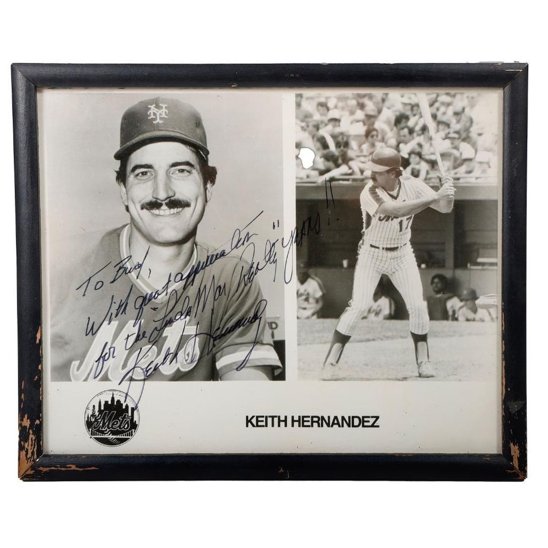 Two Baseball Signed Photos: Keith Hernandez, Mike Schmidt (1 of 2)