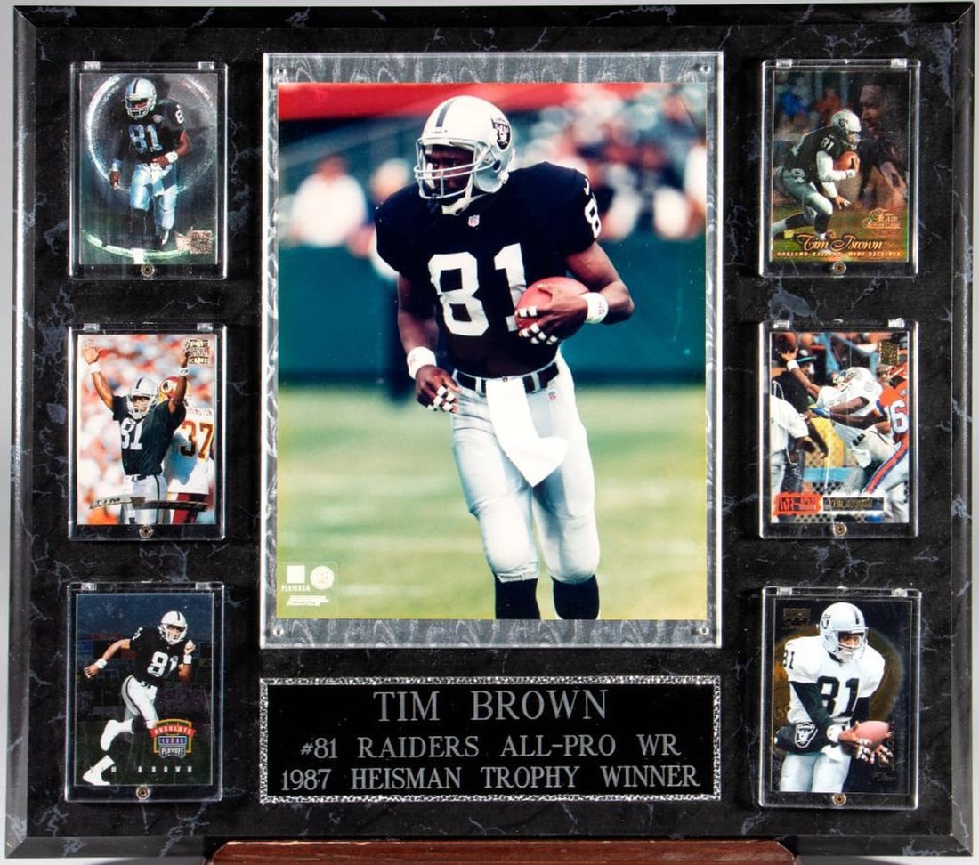 Tim Brown #81 Raiders (1 of 6)