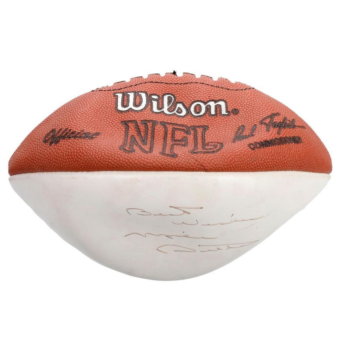 Mike Ditka Autographed NFL Football (1 of 2)