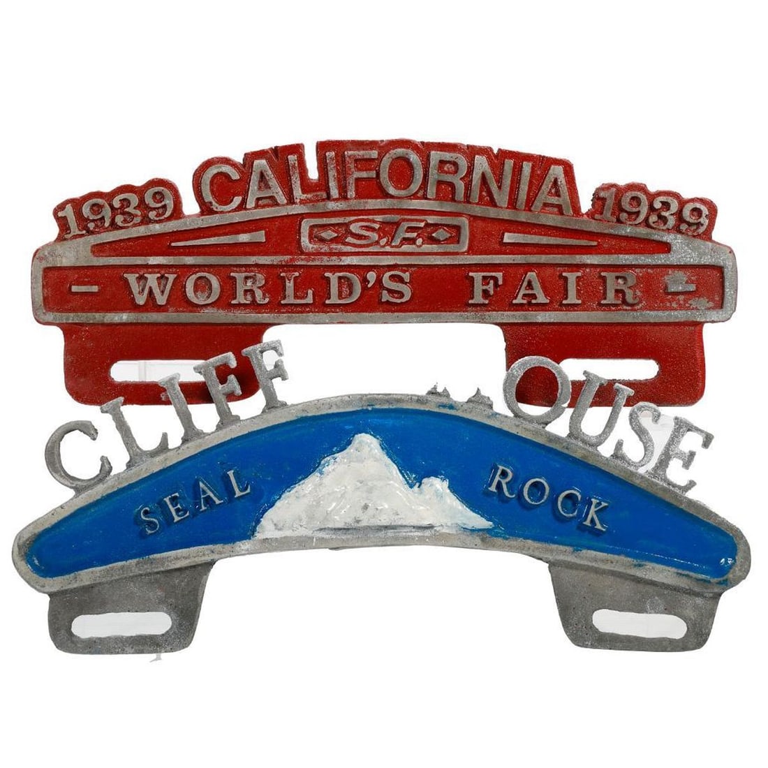 Four License Plate Toppers, San Francisco - 2