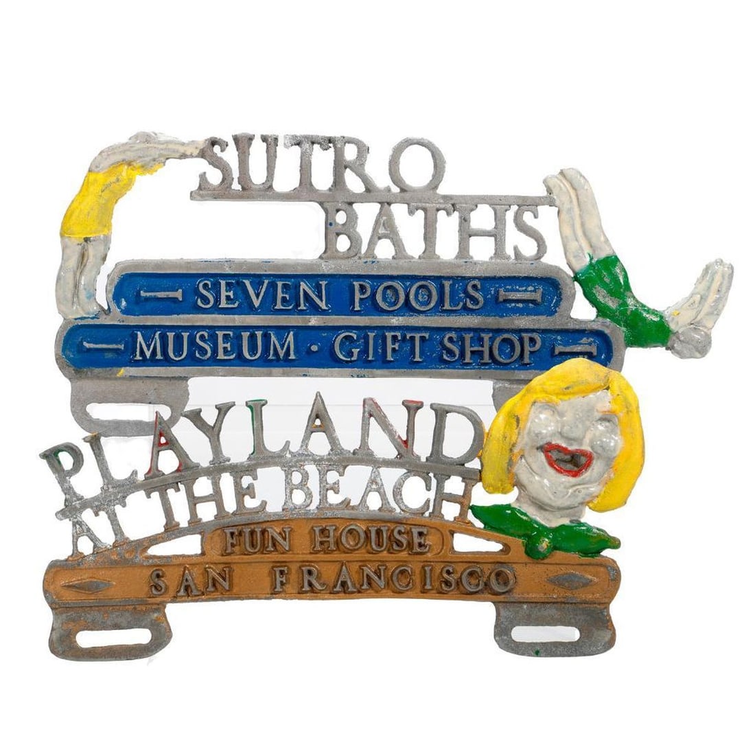 Four License Plate Toppers, San Francisco - 3