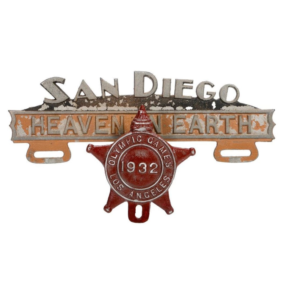 Four License Plate Toppers, California - 3