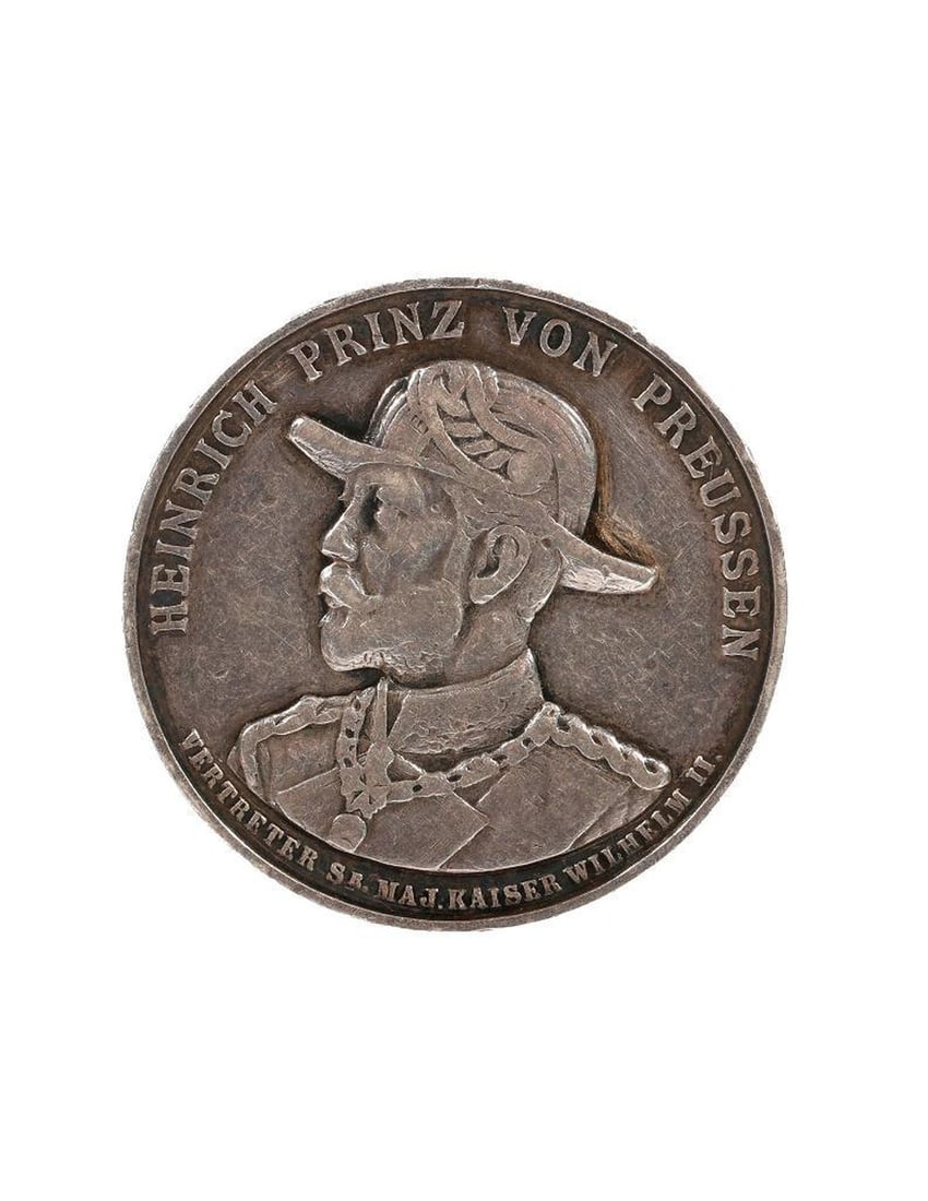 1902 Prince of Prussia/Alice Roosevelt Silver Medal. (1 of 2)