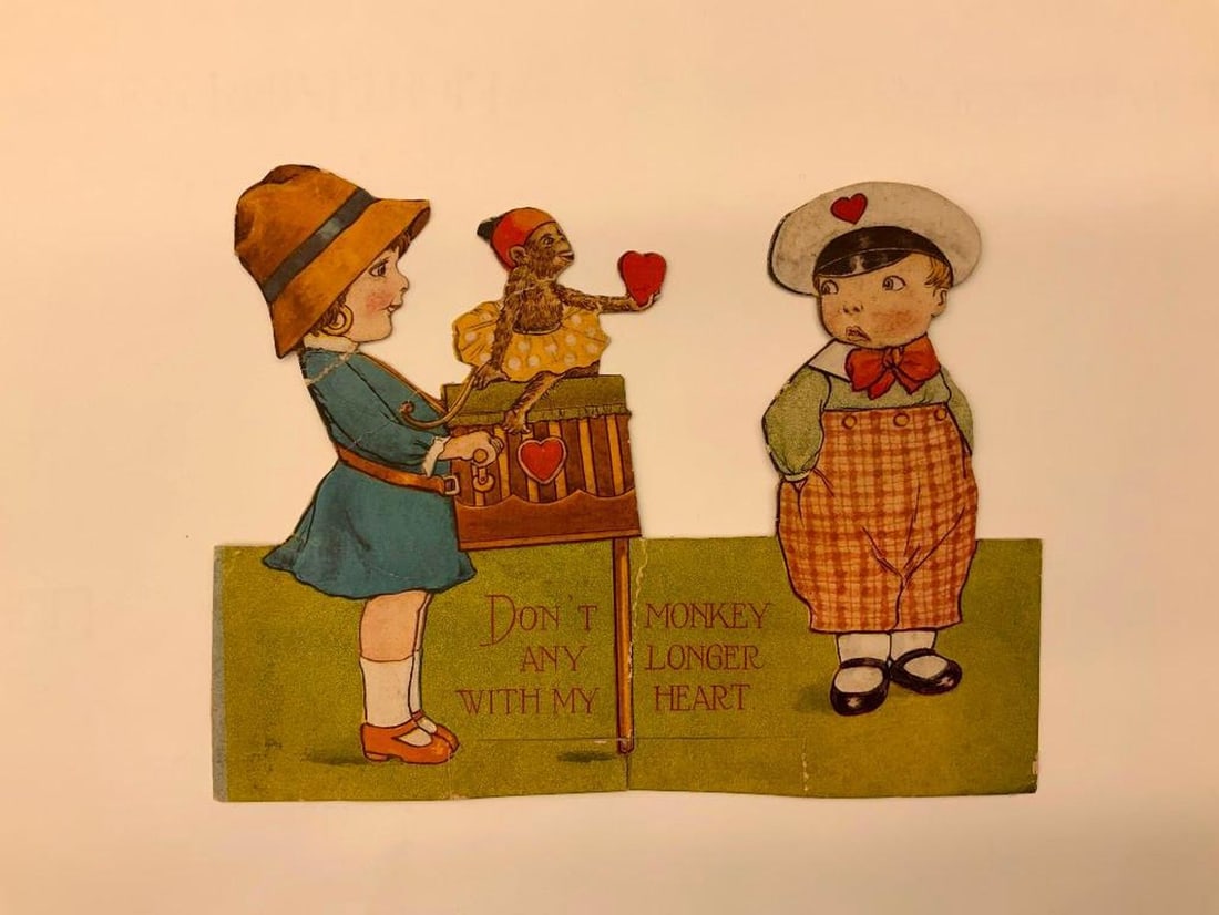 Valentine Card: "Don't Monkey Any Longer With My Heart" (1 of 1)