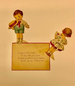 Valentine Card: I Wrote A Little Letter