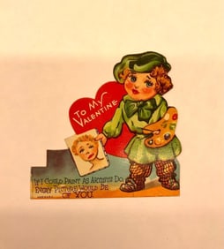 Valentine Card: "If I could paint as artists do"