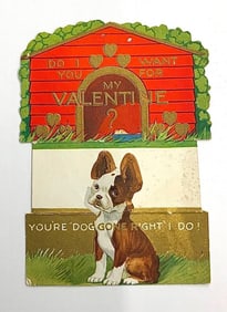 Valentine Card: dog, "Do I want you for my Valentine?"
