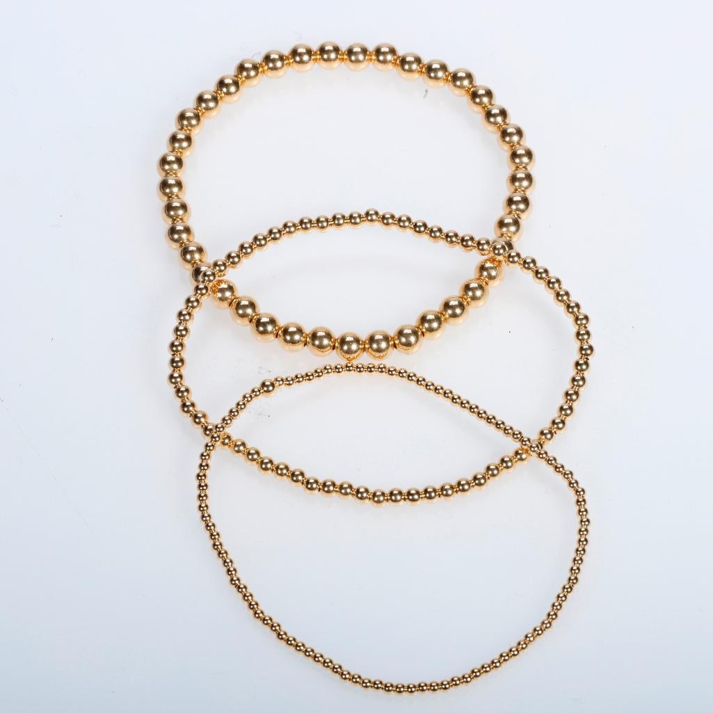 Three beaded bracelets - 2