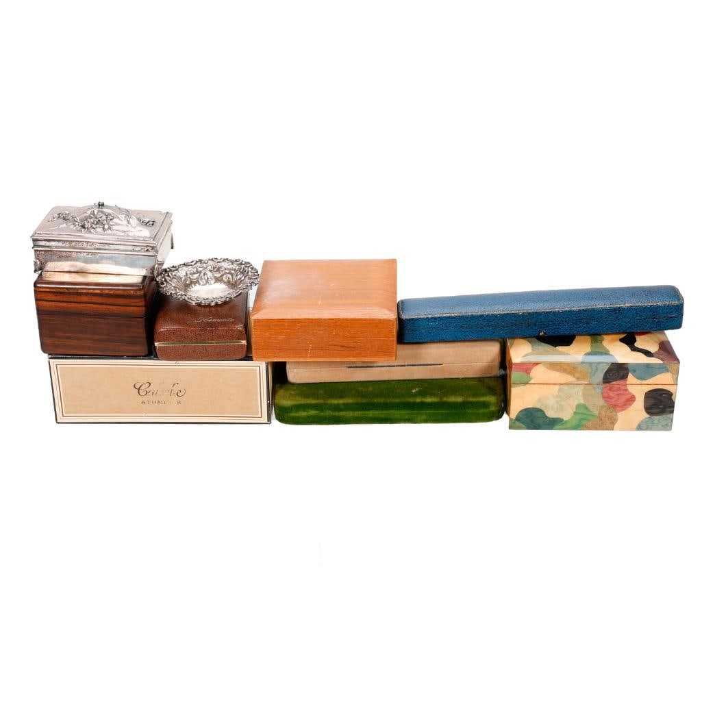 A miscellaneous group of boxes (1 of 2)