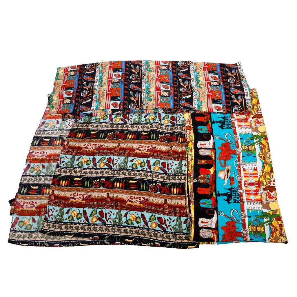 Nicole Miller Silk Scarves (3): Western Themes (1 of 3)