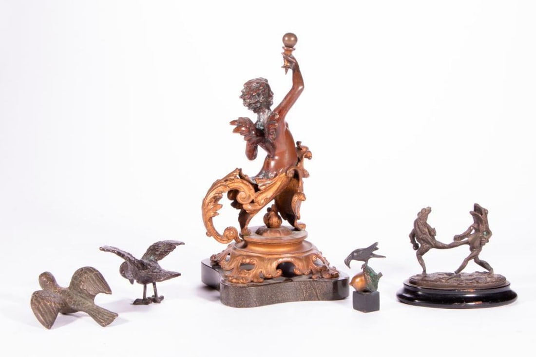 A Lot of Bronze Figures. - 5