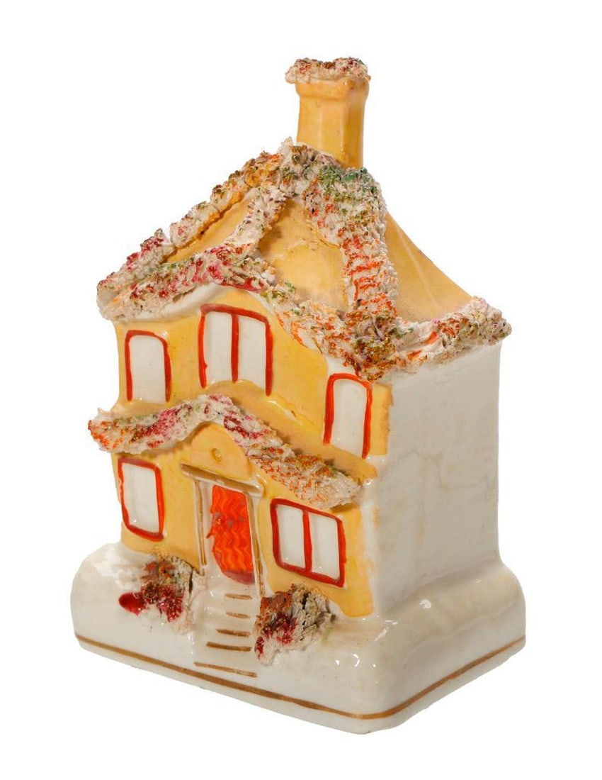 Seven Staffordshire Pastille Burners - 3