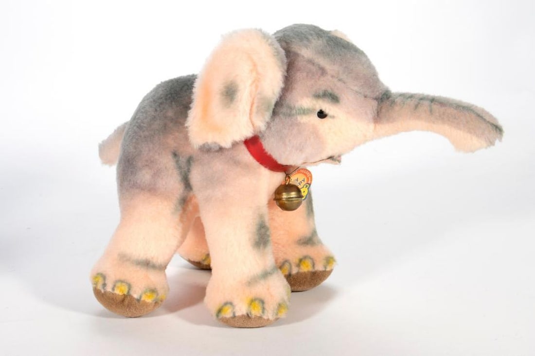 Vintage Steiff Bear and Elephant - 3