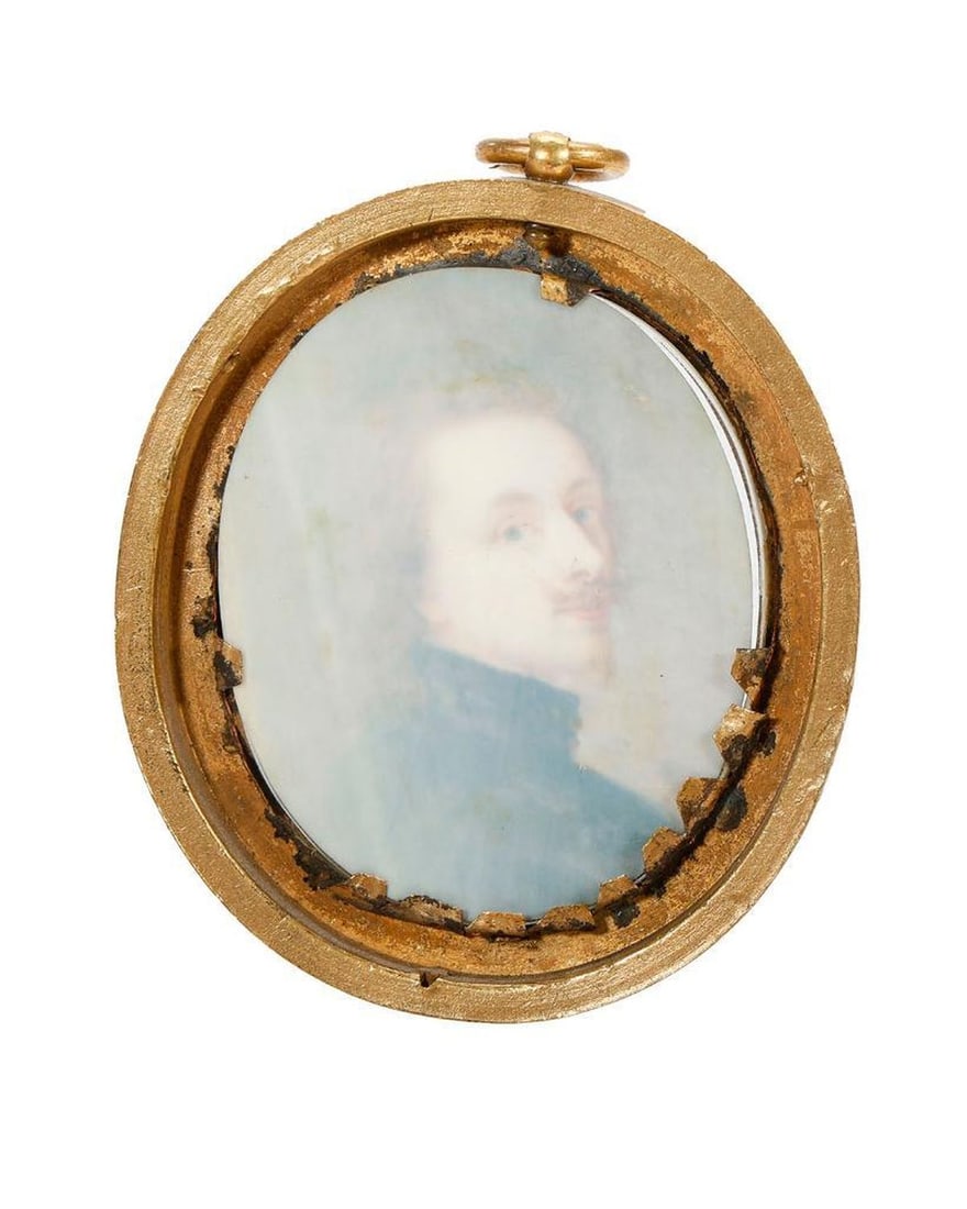 An English Portrait Miniature After Van Dyck - 2