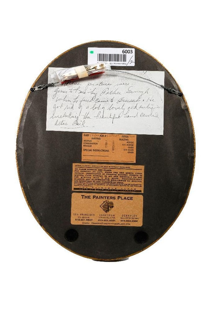 Edwardian Beauties, Pair of Watercolors - 5