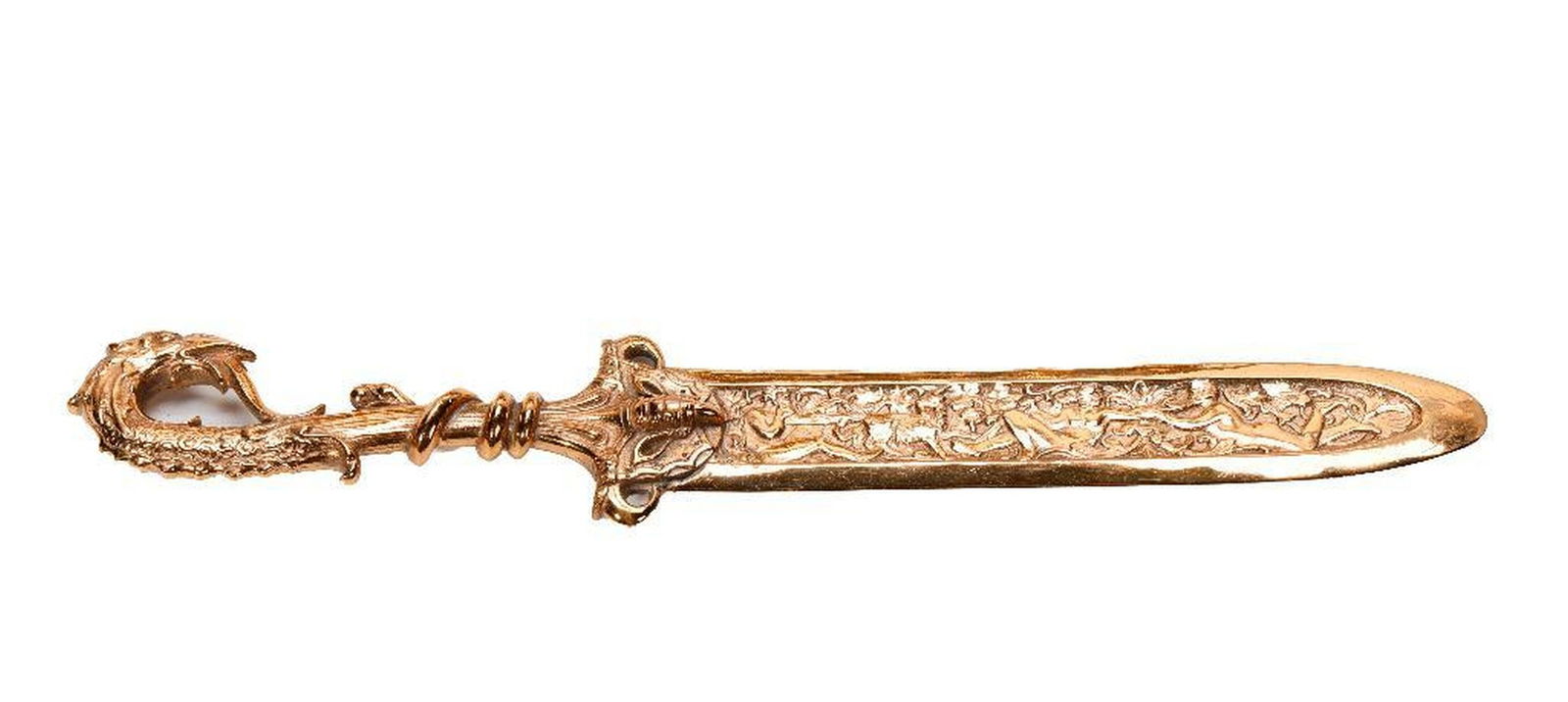 Brass Desk/Table Articles (5), incl. Georgian Candlestick - 3