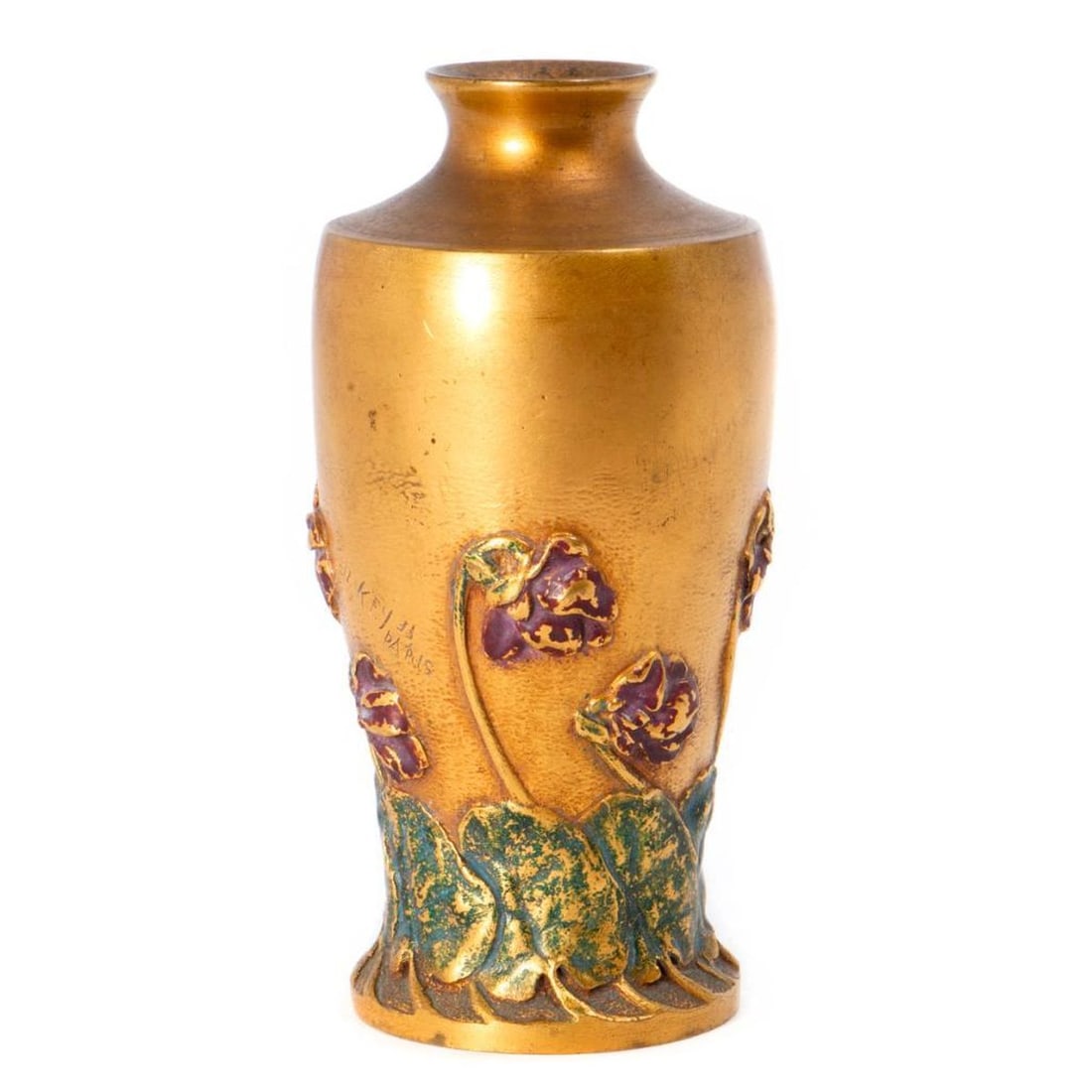 Art Nouveau Bronze Vase - 3