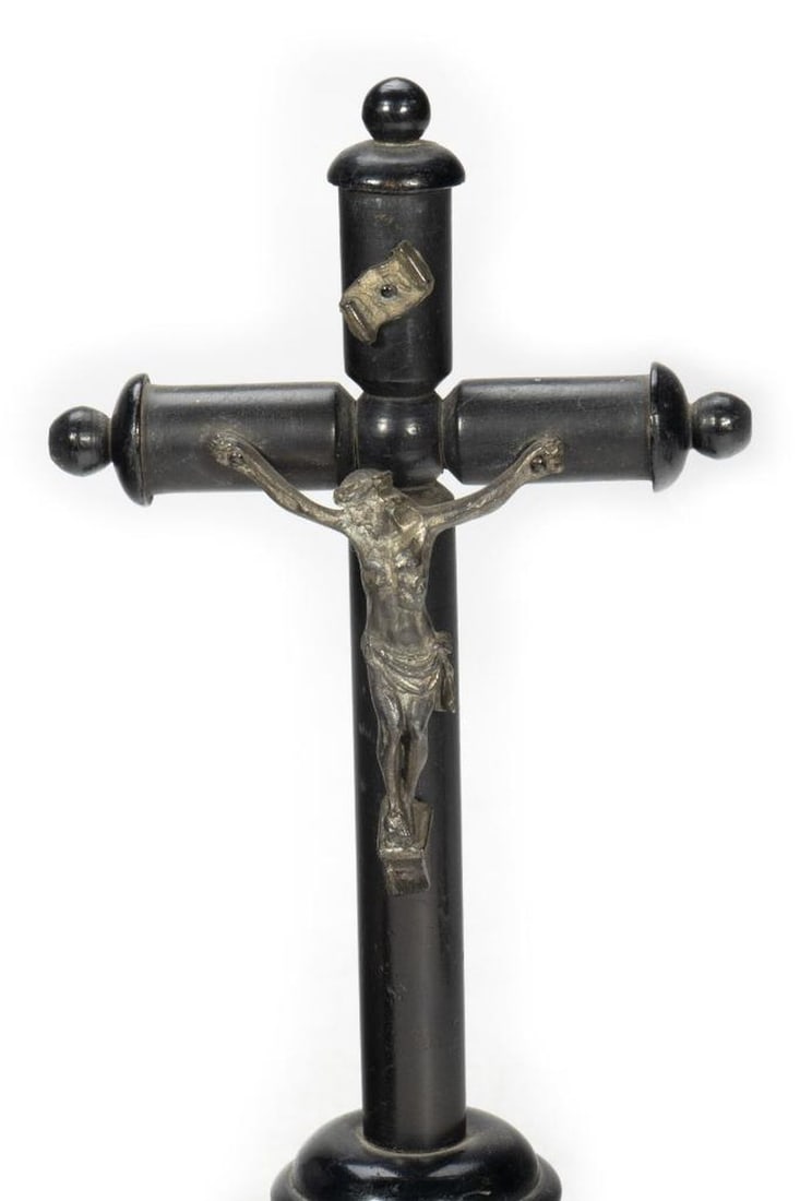 6 Souvenir Standing Wood Crucifixes - 5
