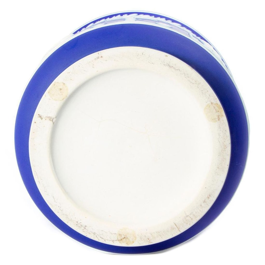 Wedgwood Blue Jasperware Jardiniere. - 7