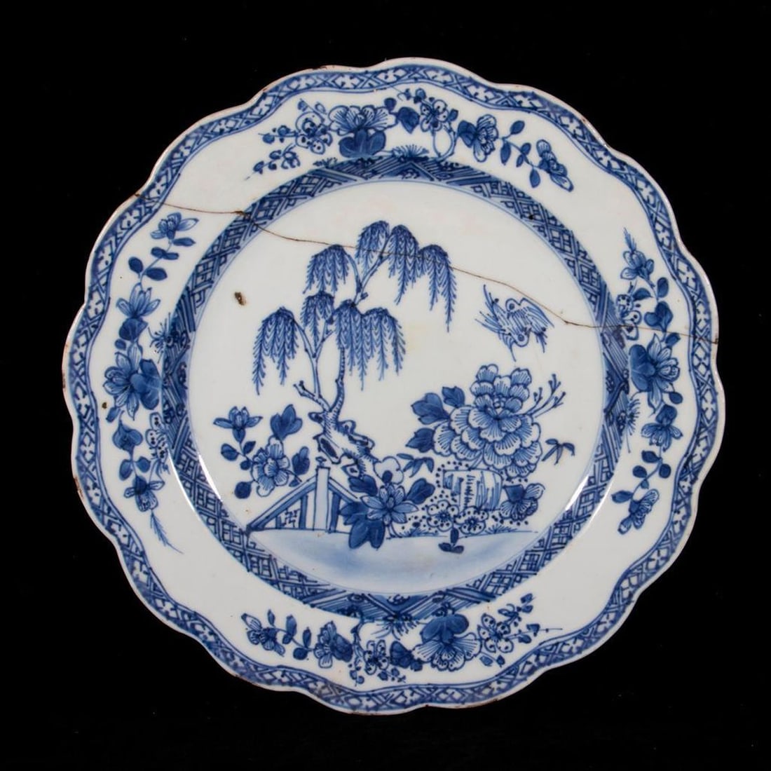 Staffordshire 18th Century Blue & White Porcelain - 4