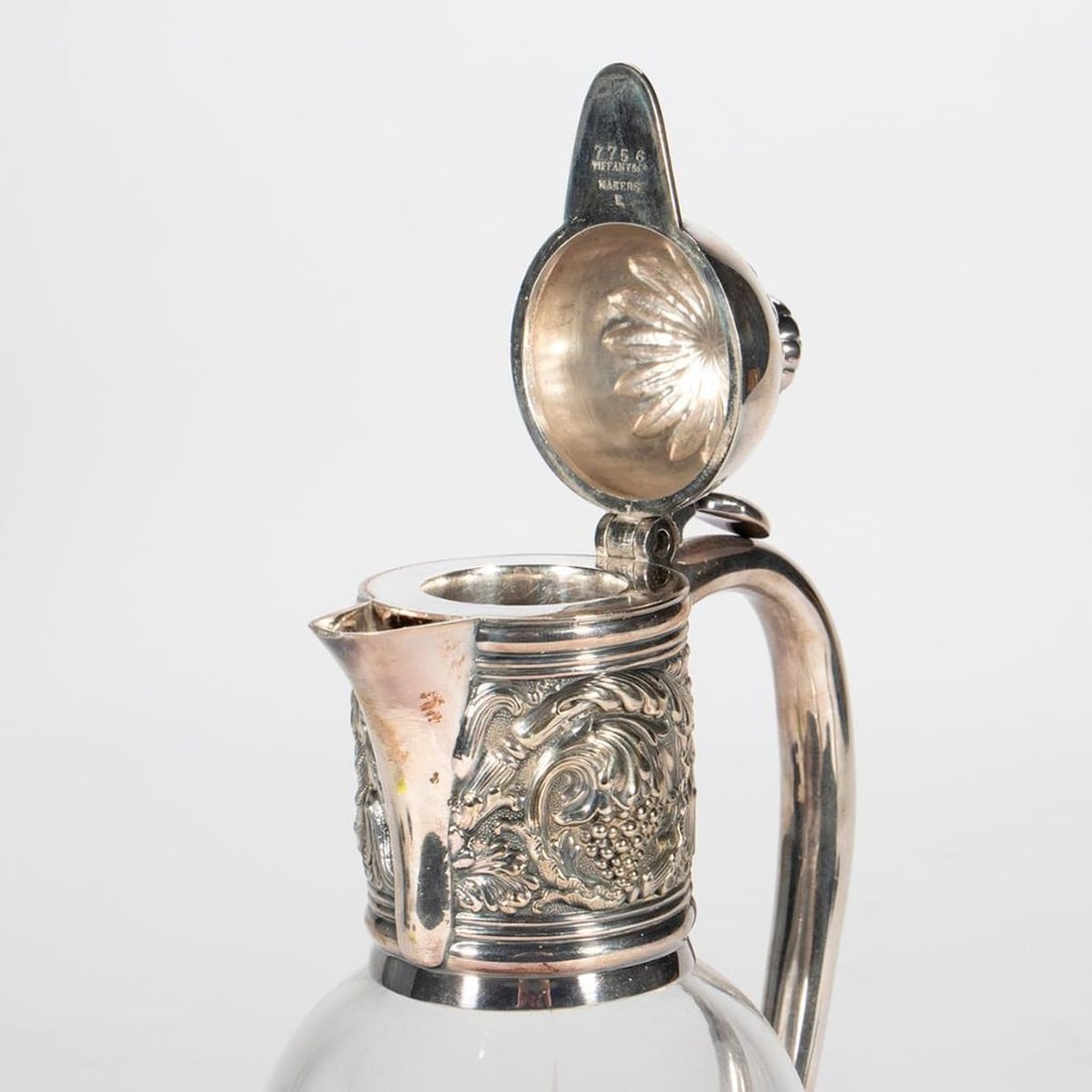 Tiffany & Co. Aesthetic Movement Silver Plate Claret Jug - 4