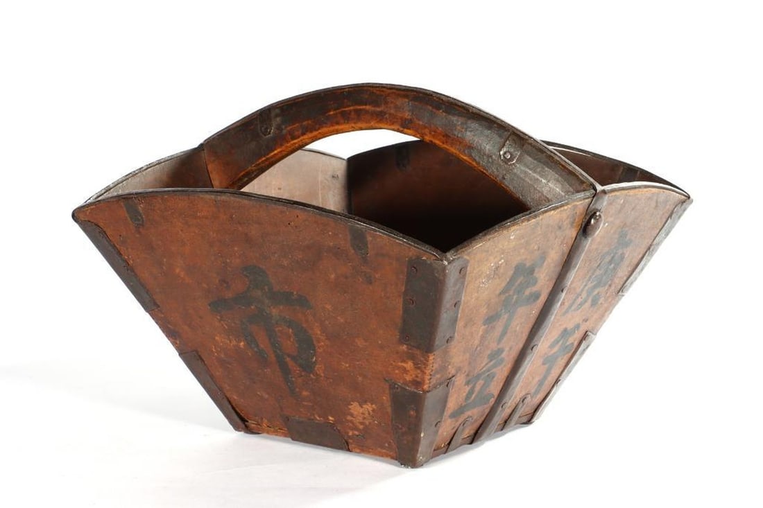 Chinese wood bucket - 6
