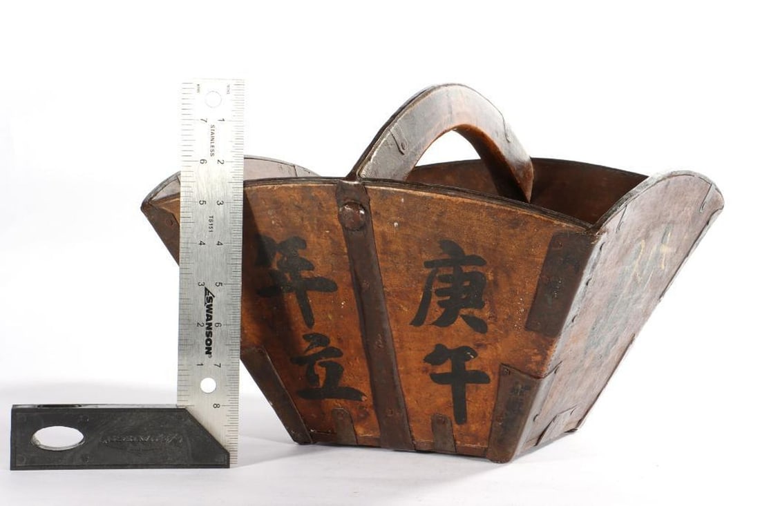 Chinese wood bucket - 7