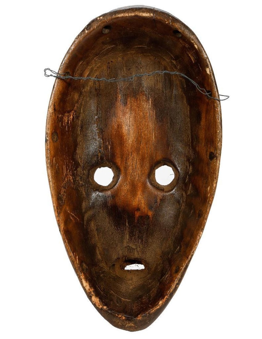 An African Ivory Coast Carved Mask - 2