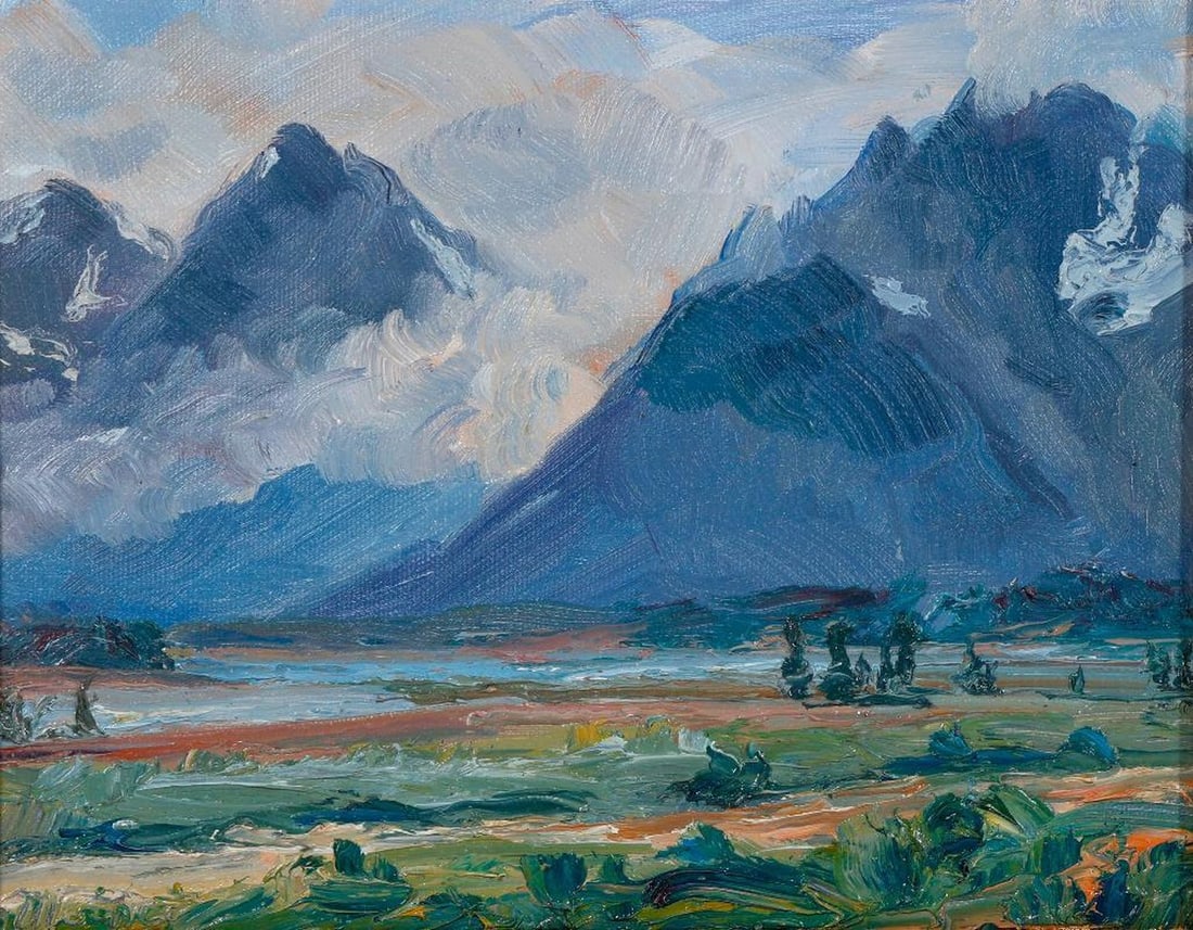 A Contemporary Mountain Landscape - 2