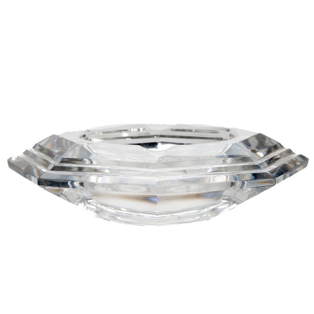 Lot of Contemporary Clear Art Glass Tablewares - 4