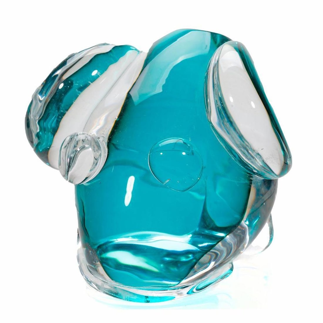 Two Art Glass Figures of Frogs - 2