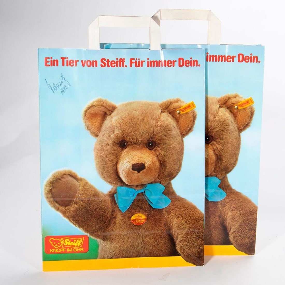 Vintage Steiff Animals, Signed bag, Catalog, Lot of 5 - 2