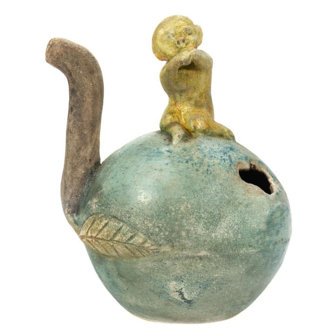 Asian Ceramic Water Dropper and Teapot - 2