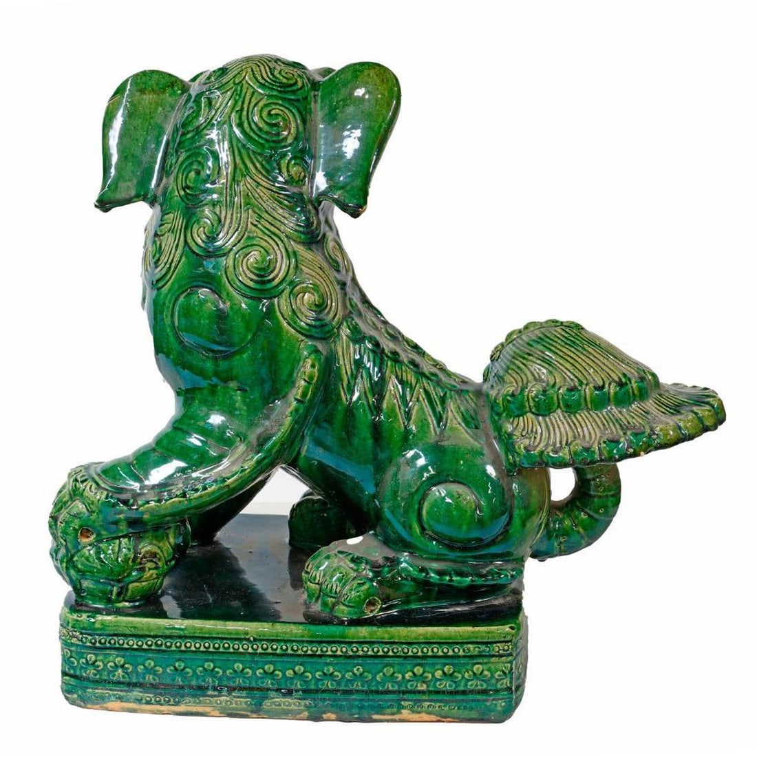 Chinese Ming Style Fu Lion Roof Tile - 3
